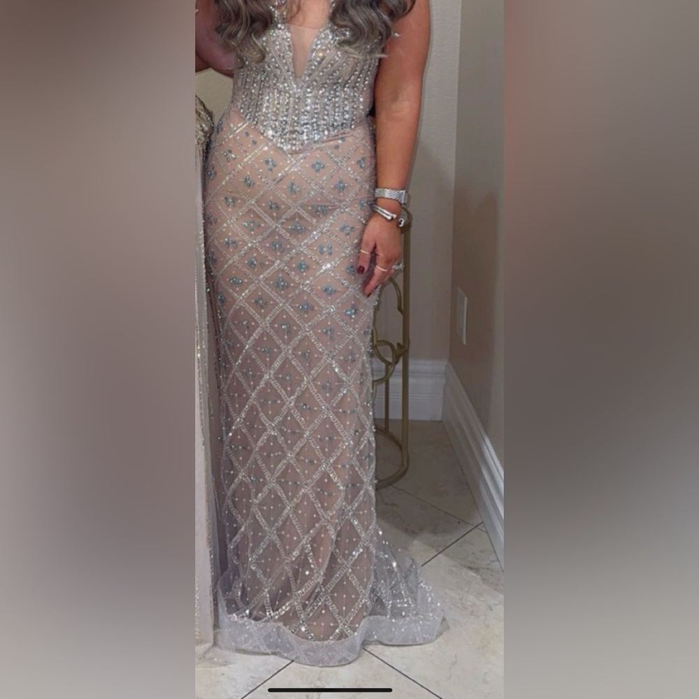 Elegant Beaded Gown